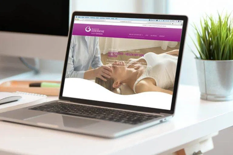 Osteopathie - Website und Printmedien Referenz - Sascha Fenrich