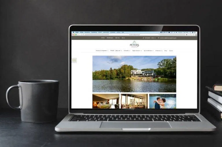 Peters Hotel Jägersburg - Webdesign Referenz