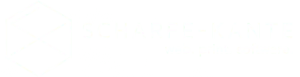 SCHARFE KANTE - Logo weiss